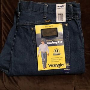 Wrangler Men's Cowboy Cut Jeans 47MWZ Size 40x34 Regular Fit Brand New